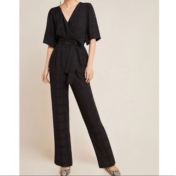 Anthropologie Dolan Maia Surplice Jumpsuit New With Tags - Picture 1 of 2